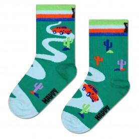 чорапи,детски,чорапи,happy,socks,car,crew,socks,green