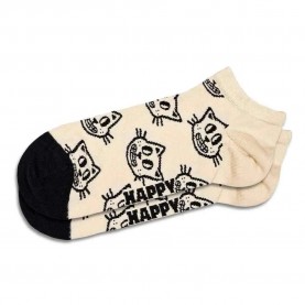 чорапи,мъжки,чорапи,happy,socks,cat,short,socks,beige,(white)
