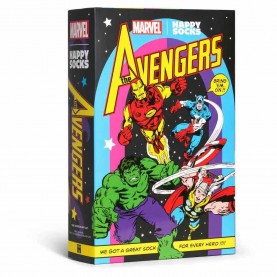 чорапи,мъжки,чорапи,happy,socks,marvel,avengers,gift,set,crew,socks,6,pairs,multicolor
