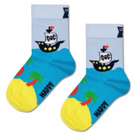 чорапи,детски,чорапи,happy,socks,pirate,ship,crew,socks,blue,(blue)
