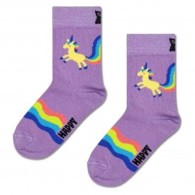чорапи,детски,чорапи,happy,socks,rainbow,tail,crew,socks,purple,(purple)