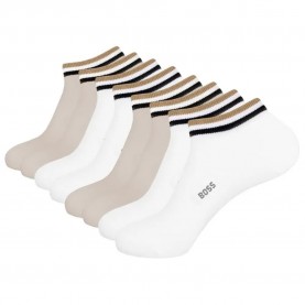 чорапи,мъжки,чорапи,boss,as,uni,stripe,cc,10249325,01,socks,2,pairs,beige,white,(light,beige,white)