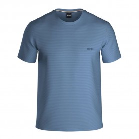 тениска,мъжки,пижами,boss,rib,short,sleeve,pyjama,t,shirt,light,pastel,blue,(blue)