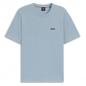 тениска,мъжки,пижами,boss,waffle,10269584,short,sleeve,pyjama,t,shirt,open,blue,(blue)