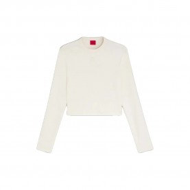 тениска,дамски,тениски,hugo,dafilomena,3,long,sleeve,t,shirt,open,white