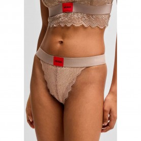 дамско,бельо,дамски,бикини,и,танкини,hugo,rl,lace,panties,brown,(medium,brown)