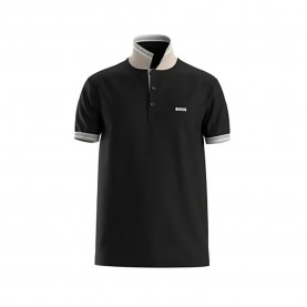 мъжки,блузи,с,яка,boss,paddy,short,sleeve,polo,charcoal,(black)