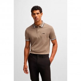 BOSS Paddy 10241663 short sleeve polo - Beige (Light / Pastel Green) дамски,блузи,с,яка,мъжки,блузи,с,яка,boss,paddy,10241663,short,sleeve,polo,beige,(light,pastel,green)