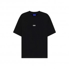 тениска,мъжки,тениски,hugo,nalono,10250555,blue,short,sleeve,t,shirt,black