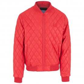 яке,мъжки,якета,urban,classics,diamond,quilt,synthetic,leather,fire,jacket,red,(fire,red)
