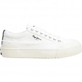 маратонки,дамски,маратонки,pepe,jeans,ben,fresh,trainers,white