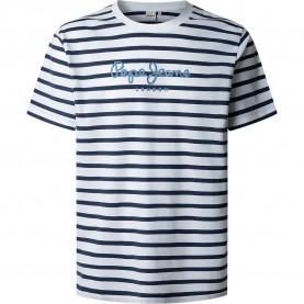 тениска,мъжки,тениски,pepe,jeans,striped,eggo,short,sleeve,t,shirt,white,(white)