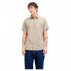 риза,с,къс,ръкав,мъжки,ризи,jack,&,jones,breeze,linen,blend,short,sleeve,shirt,crockery,(beige)