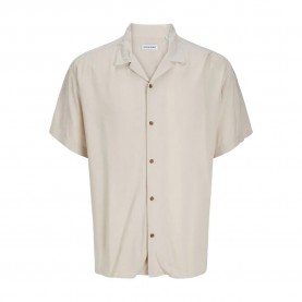 риза,с,къс,ръкав,мъжки,ризи,jack,&,jones,jeff,solid,resort,short,sleeve,shirt,moonbeam,(beige)