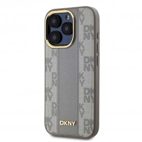 DKNY DKHMP15LPCPVSLE iPhone 15 Pro 6.1´´ phone case - Beige / Grey (Beige) други,аксесоари,dkny,dkhmp15lpcpvsle,iphone,15,pro,6.1´´,phone,case,beige,grey,(beige)