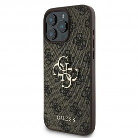 Guess GUHCP16L4GMGBR iPhone 16 Pro 6.3´´ phone case - Brown (Brown) други,аксесоари,guess,guhcp16l4gmgbr,iphone,16,pro,6.3´´,phone,case,brown,(brown)
