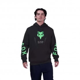 суичър,мъжки,пуловери,fox,racing,shield,hoodie,black,(black)