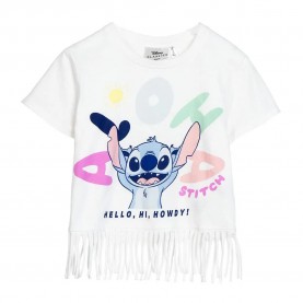 Тениска Stitch Stitch Short sleeve T-shirt - White (White) тениска,мъжки,тениски,дамски,тениски,stitch,stitch,short,sleeve,t,shirt,white,(white)