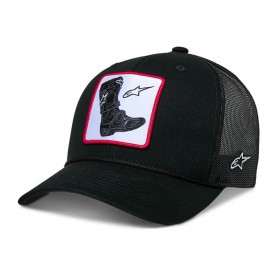 шапка,всички,шапки,alpinestars,booted,trucker,cap,black,black,(black)