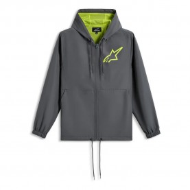 яке,мъжки,якета,дамски,якета,и,палта,alpinestars,speeder,chromium,windbreaker,jacket,grey,(charcoal,hi,vis,yellow)