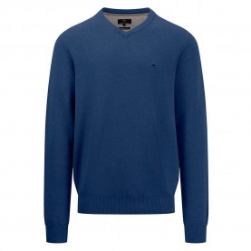 блуза,мъжки,пуловери,fynch,hatton,1414221,v,neck,sweater,night,(blue)