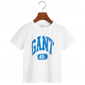 тениска,детски,тениски,gant,49,archive,print,805208,short,sleeve,t,shirt,white