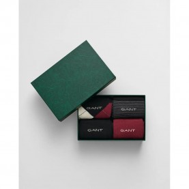чорапи,мъжки,чорапи,gant,argyle,striped,solid,socks,4,pairs,black,(black)