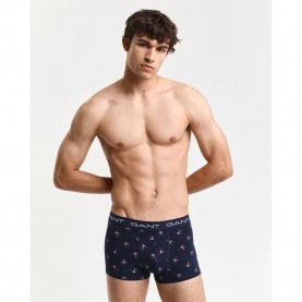 боксерки,мъжко,бельо,gant,skier,trunk,boxers,3,units,blue,(evening,blue)
