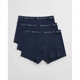 боксерки,мъжко,бельо,gant,trunk,boxers,3,units,blue,(marine)