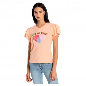 тениска,дамски,тениски,lois,jeans,10929,short,sleeve,t,shirt,pink,(pink)