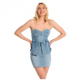 дънки,дамски,поли,и,рокли,lois,jeans,10975,sleeveless,short,dress,blue,(blue)
