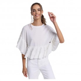дънки,дамски,блузи,дамски,ризи,lois,jeans,8496,short,sleeve,blouse,white,(white)