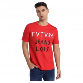 тениска,мъжки,тениски,lois,jeans,8703,short,sleeve,t,shirt,red,(red)