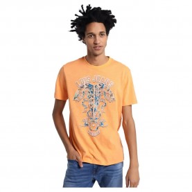 тениска,мъжки,тениски,lois,jeans,8710,short,sleeve,t,shirt,orange,(orange)