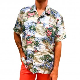 риза,с,къс,ръкав,мъжки,ризи,six,valves,553,short,sleeve,shirt,brown,(print)