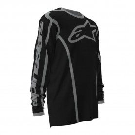 Блуза с дълъг ръкав Alpinestars Fluid Apex long sleeve jersey - Black (Black / Gray) блуза,с,дълъг,ръкав,мъжки,тениски,дамски,тениски,alpinestars,fluid,apex,long,sleeve,jersey,black,(black,gray)