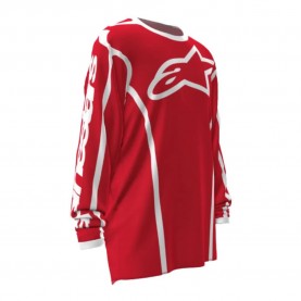 блуза,с,дълъг,ръкав,мъжки,тениски,дамски,тениски,alpinestars,fluid,apex,long,sleeve,jersey,red,(red,white)