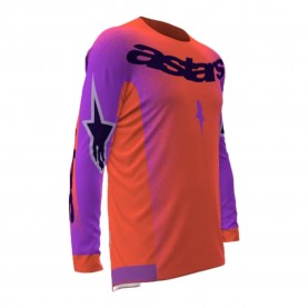 блуза,с,дълъг,ръкав,мъжки,тениски,дамски,тениски,alpinestars,supertech,scenz,long,sleeve,jersey,orange,(hot,coral,purple)