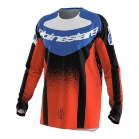 блуза,с,дълъг,ръкав,мъжки,тениски,дамски,тениски,alpinestars,techstar,knif,long,sleeve,jersey,orange,(orange,black,ucla,blue)