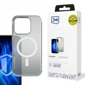 3MK Frosty iPhone 16 Pro Max phone case - Clear (White) други,аксесоари,3mk,frosty,iphone,16,pro,max,phone,case,clear,(white)