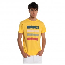 тениска,мъжки,тениски,lois,jeans,10802,short,sleeve,t,shirt,yellow,(yellow)
