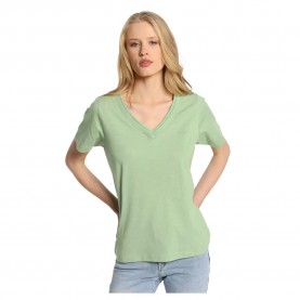 тениска,дамски,тениски,lois,jeans,10937,short,sleeve,v,neck,t,shirt,green,(green)