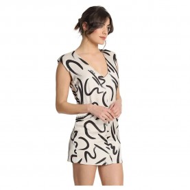панталони,тип,чино,дамски,поли,и,рокли,victorio,&,lucchino,11183,short,dress,white,(print)