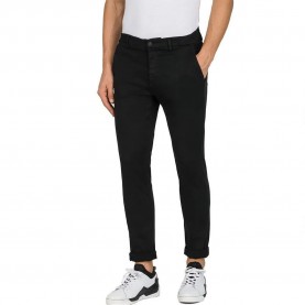 панталони,мъжки,панталони,replay,jaan,pants,refurbished,black