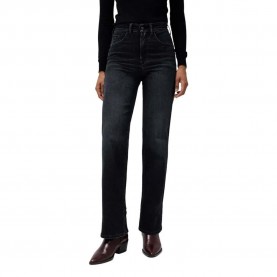 дънки,дамски,панталони,salsa,jeans,faith,push,in,straight,fit,jeans,black
