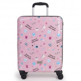 куфари,gabol,life,mr,wonderful,spinner,55,20,tsa,37.4l,trolley,bag,pink