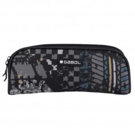 канцеларски,принадлежности,gabol,road,wr,2,pencil,case,black,(blue,black)