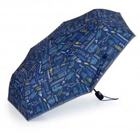 чадър,чадъри,gabol,skull,umbrella,blue,(blue)