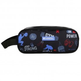 канцеларски,принадлежности,gabol,training,wr,3,pencil,case,black,multicolour,(black)