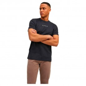 Тениска Jack & jones Booster short sleeve T-shirt - Black (Black) тениска,мъжки,тениски,дамски,тениски,jack,&,jones,booster,short,sleeve,t,shirt,black,(black)